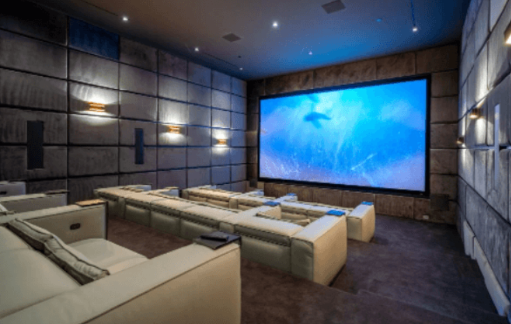 Family-Friendly Home Theater Space