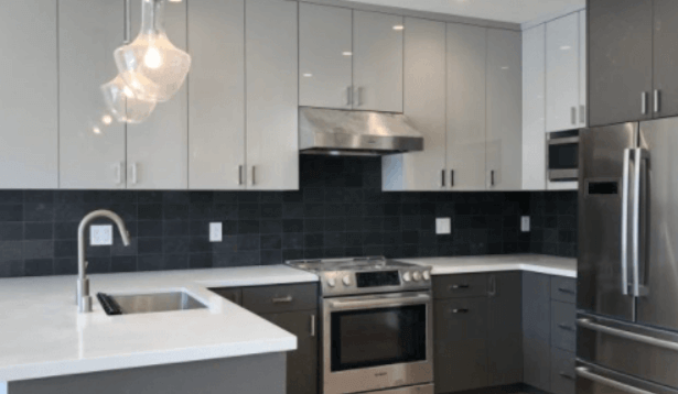 high gloss kitchen cabinets