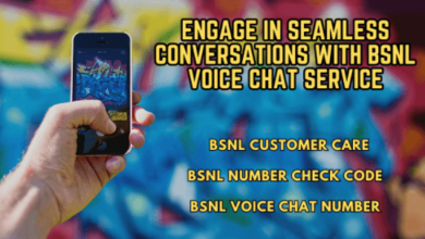 Hand holding a smartphone showcasing graffiti background, highlighting BSNL voice chat number and customer care services.