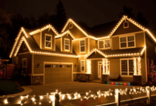 A Christmas Light Installers