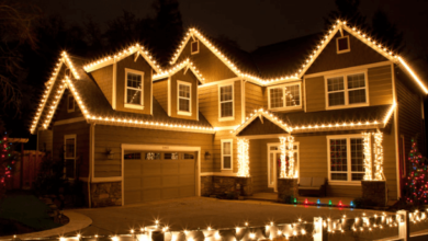 A Christmas Light Installers