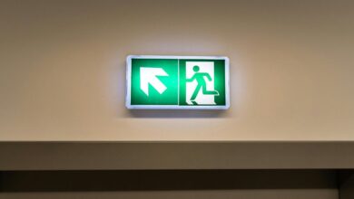 meaning of exitsignmat term