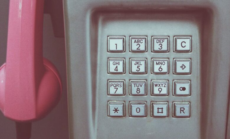 list of phone numbers included